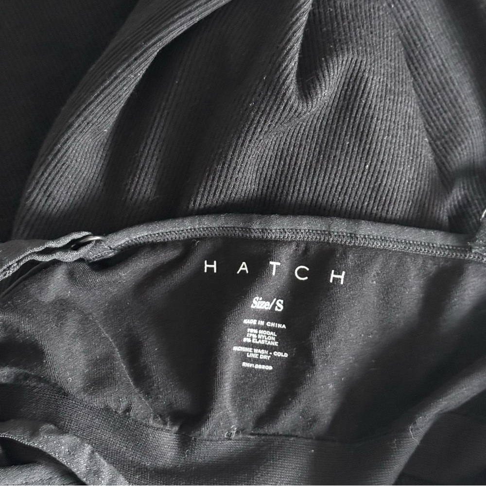 HATCH The Body Rib Unitard Black Size Small - Picture 3 of 3